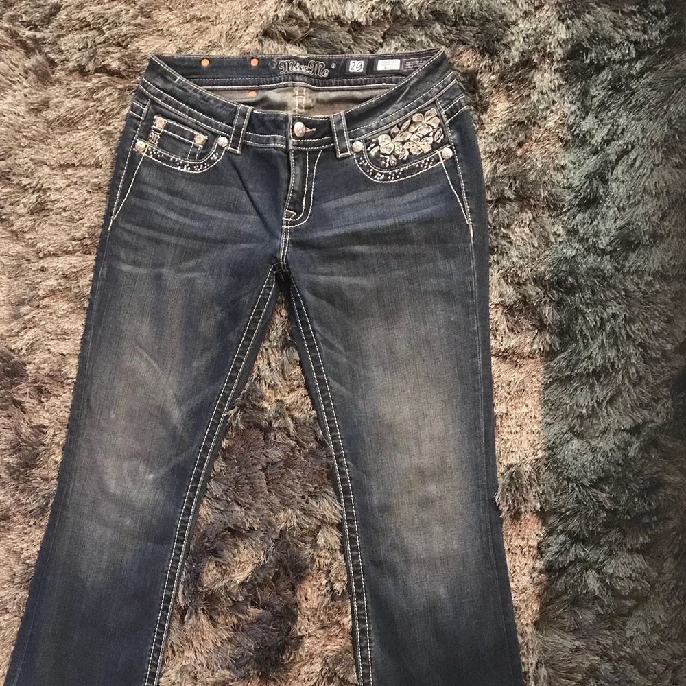 Miss Me Floral Jeans